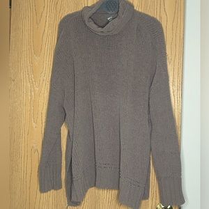 Aerie Brown Turtleneck Sweater